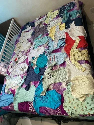 64 bodys bebê recém nascido menino troco por algo do meu interesse 