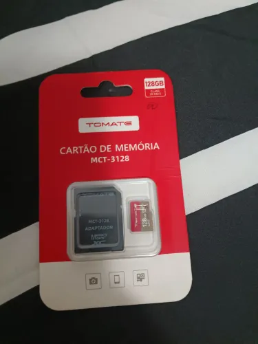 Cartão de memória 128 GB.tomate