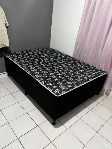 Cama box casal de espuma, novas de fabrica