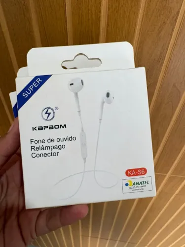 Fone KAPBOM KA-S6 Com Fio Bluetooth