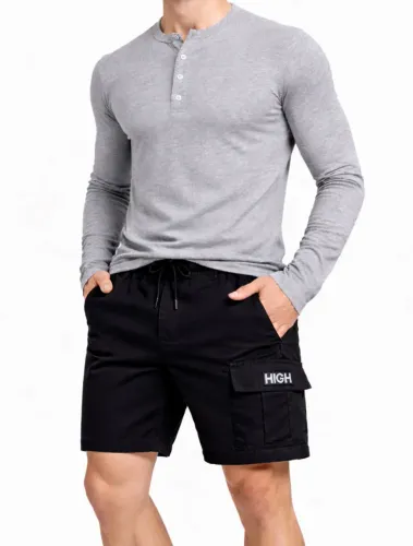 Kit P Camisa Longa e Short Cargo P