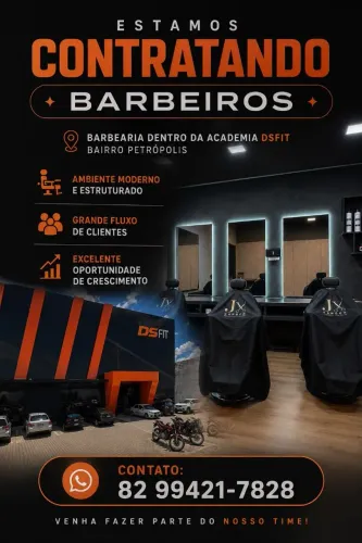 Faça Parte da Nossa Equipe | Vaga para Barbeiro