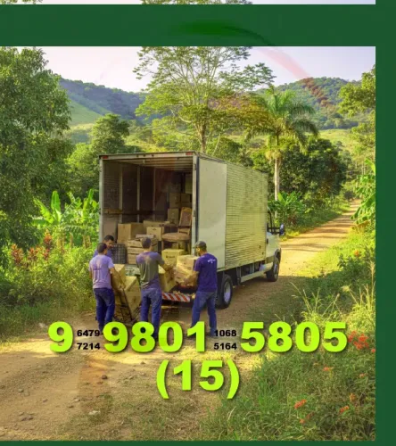 Carreto/Frete no Jd. Maria Eugênia, Campolim e Éden. Russo: 15/9/9801+5805