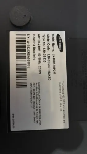 Tv samsung 40 polegadas