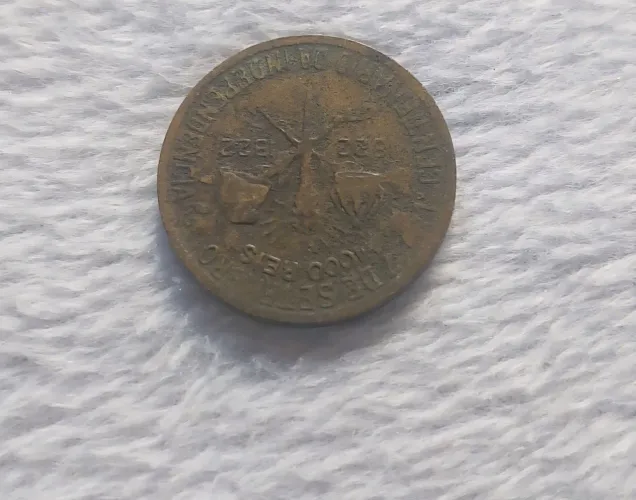 Moeda Comemorativa 1000 Reis Brasil 1822-1922
