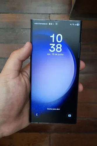 Samsung Galaxy S23 Ultra (eSIM) 5G Dual SIM 512 GB Preto 12 GB RAM - Excelente