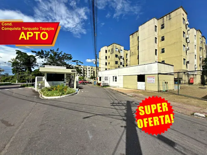 Apartamento 2 Quartos com 1 Vaga no Tarumã-Açu, Manaus