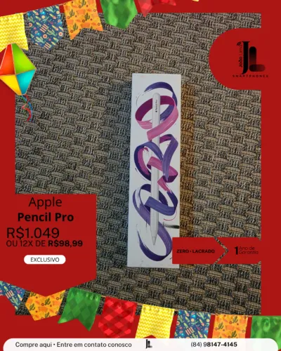 APPLE PENCIL PRO, LACRADO, EXCLUSIVO!