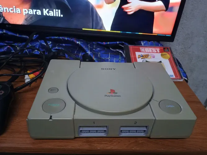 PlayStation 1 leitor funcionando 100%