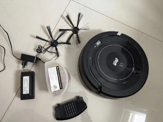 Robô Aspirador WAP W100C Preto - Funcionando Perfeitamente