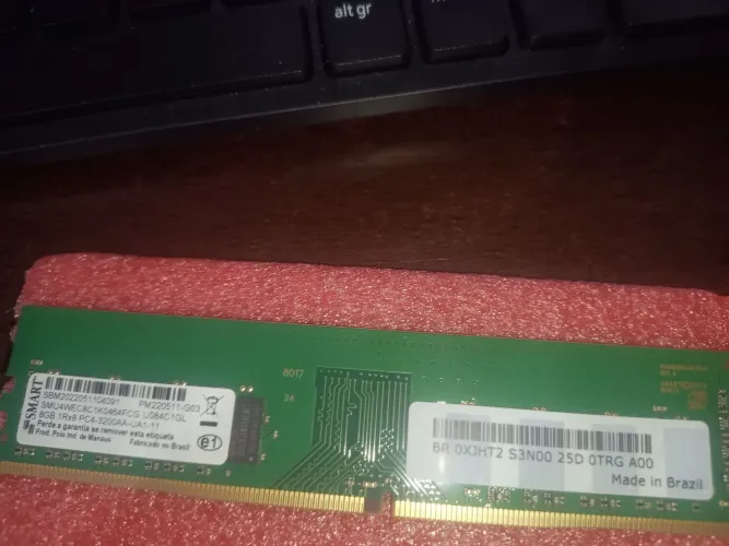 Memória ddr4 8gb 3200mhz adata - nova