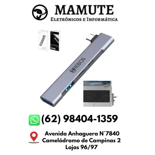 Adaptador Hub Usb Tipoc 3.0 Extensor 4 Portas Premium Macbook Notebook