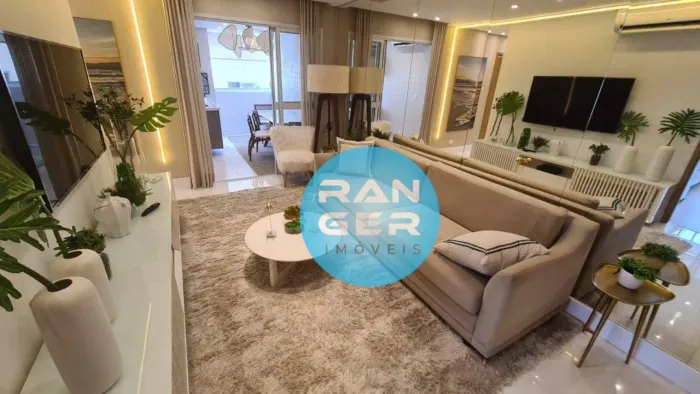 Apartamento com 3 dormitórios para alugar, 93 m² por R$ 8.200,00/ano - Boqueirão - Santos/