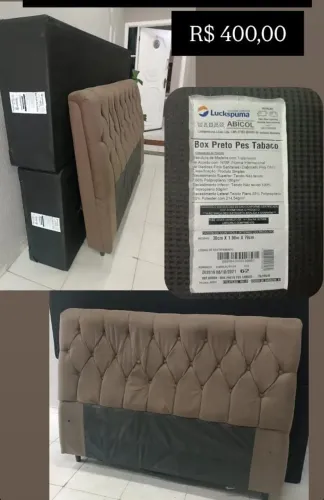 Cama box + cabeceira 