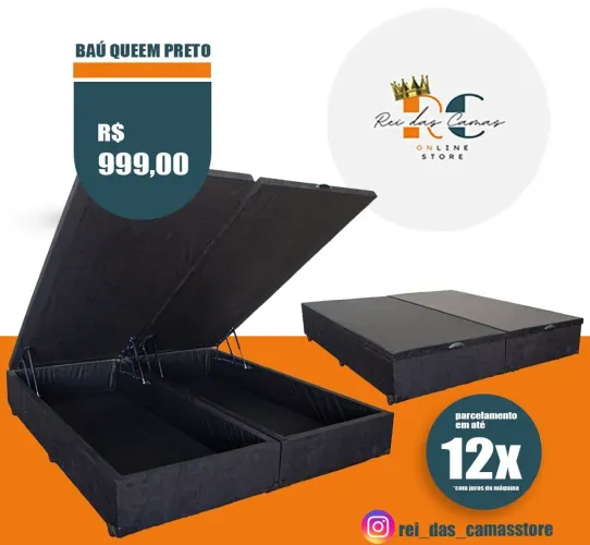 Baú casal novos