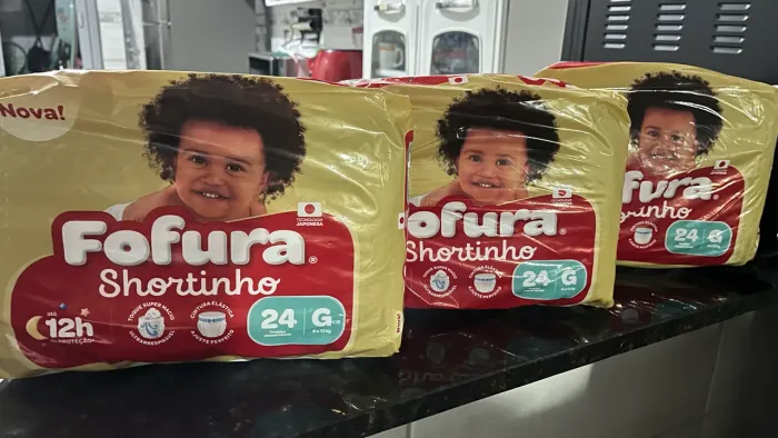 Fralda fofura shortinho G