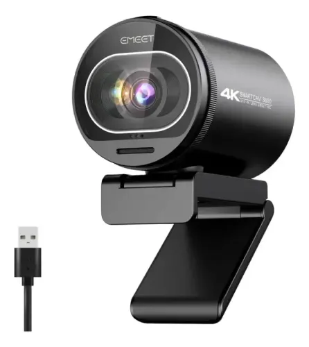 Webcam Emeet S600 4k , extremamente nova !