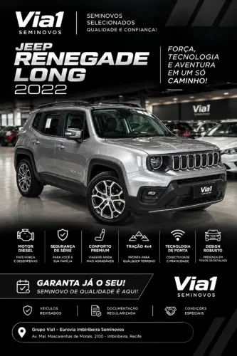 Jeep Renegade Long. T270 1.3 TB 4X2 Flex Aut. 2022