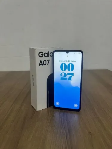Samsung Galaxy A07 128GB ? 3 meses de uso, com caixa, carregador e nota.