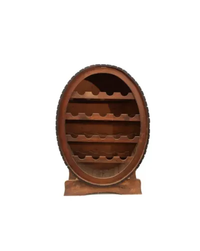 Adega de madeira semi-nova (pinus tratado) para 18 garrafas de vinho