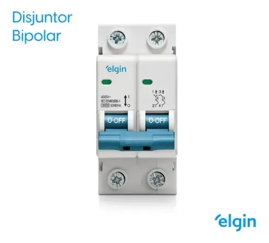 Disjuntor 32A Bipolar Elgin - Oferta - Novo a pronta entrega