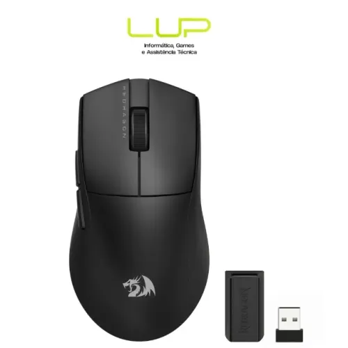 (LOJA FÍSICA) Mouse gamer Redragon King pro S/fio 26kDPI
