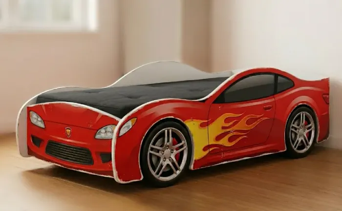 Cama Infantil Temática Carro (Esportiva Vermelha)