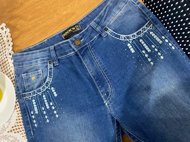 Calça jeans feminina country