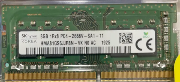 Memória ram 8gb