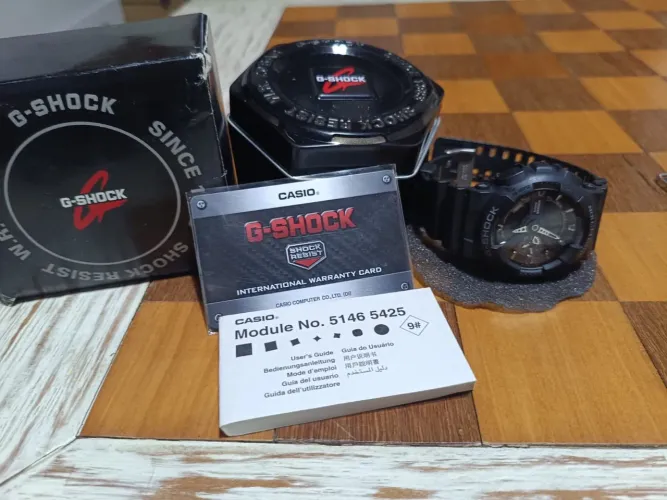 Relógio Casio GShock DIGITAL-ANALÓGICO SÉRIE GA-110 GA-110-1B