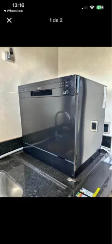 Lava-Louças Midea 8 Serviços Preta - Excelente Estado
