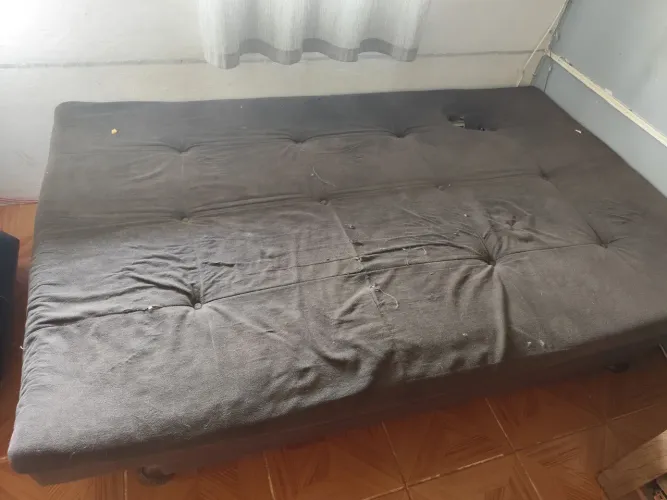 Sofá cama (bom pra cachorro)