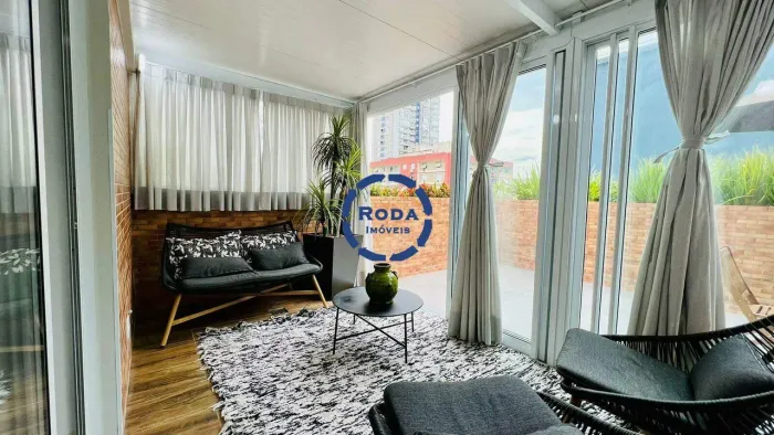 Aluguel: Apartamento Residencial de 150 m² | 3 Quartos, 2 Suítes, 2 Vagas no Gonzaga, Sant