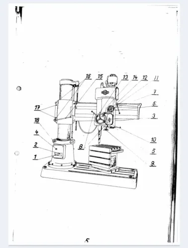 Manual Furadeira Radial Mas