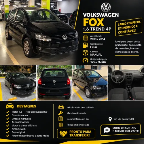 Volkswagen Fox 1.6 MI Total Flex 8V 5P 2014