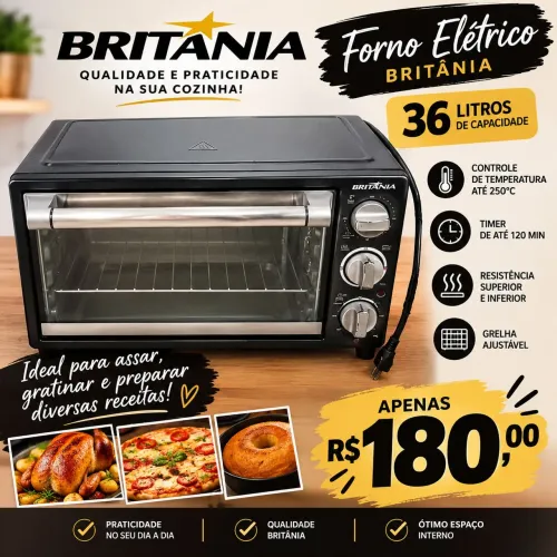 Forno elétrico 36 litros