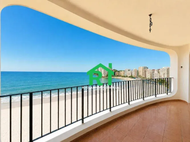 Apartamento frente mar com 4 quartos (2 suítes), 1 vaga à venda em Jardim Astúrias, Guaruj