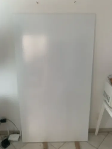 Vidro bisotê 8mm com película branca