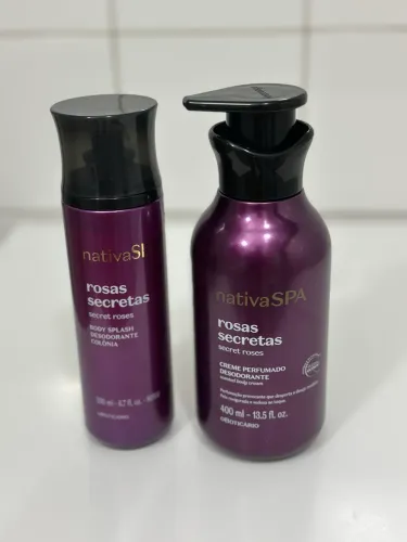 Kit spa rosas secretas Boticario lançamento 