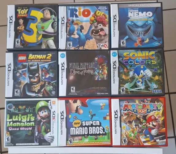 LOTE jogos nintendo ds/3ds