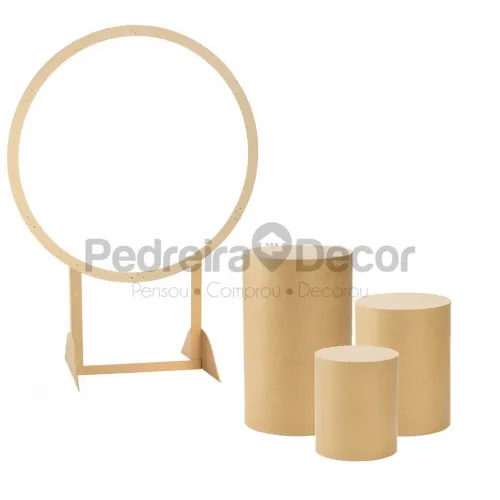 Trio de cilindros e arco