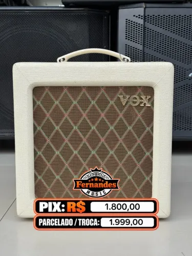 : Amplificador Valvulado VOX AC4TV 4W Vintage - Aceitamos Trocas