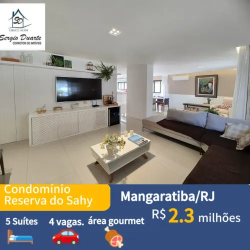 Casa de condomínio para venda possui 210 metros quadrados com 1 quarto