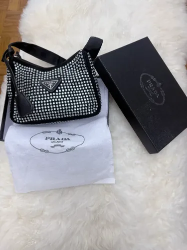 Bolsa prada strass