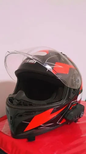 Capacete Moto Esportivo Xtroy Xt Ebf Masculino /Feminino Com Narigueiray N° 61