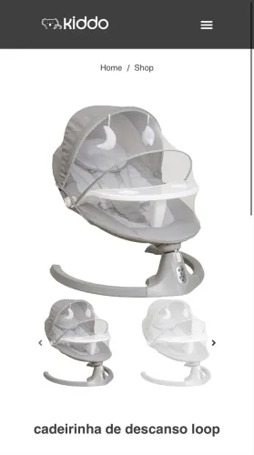 Vendo cadeira de bebê que balança e toca música