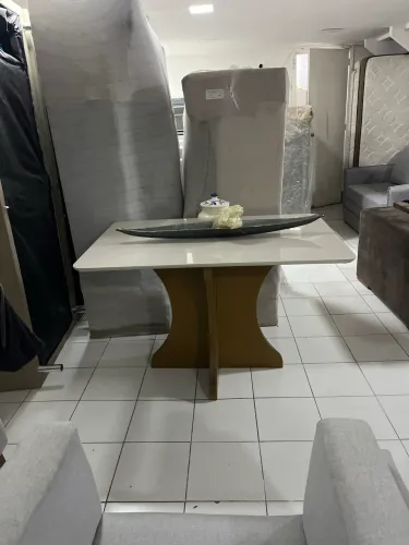 Mesa tampo de vidro 120x90