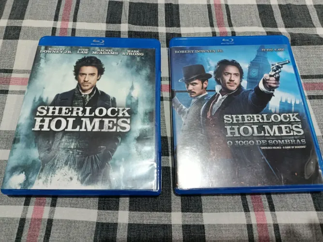 Dupla Sherlock Holmes 1 e 2 em Bluray