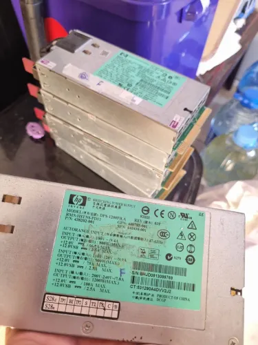 Fontes Servidor HP 1200W (5 unidades) - Funcionando - Preço de oportunidade
