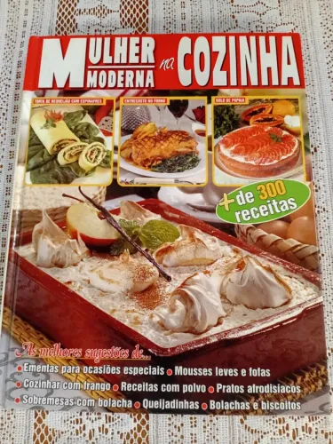 Revista Mulher Moderna na Cozinha Encarte Capa Dura com números 82 a 87